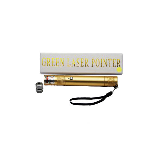GREEN LAZER POINTER ( USB Lİ & GOLD ) YEŞİL LAZER ( METAL KASA ) ( BEYAZ KUTU )*200