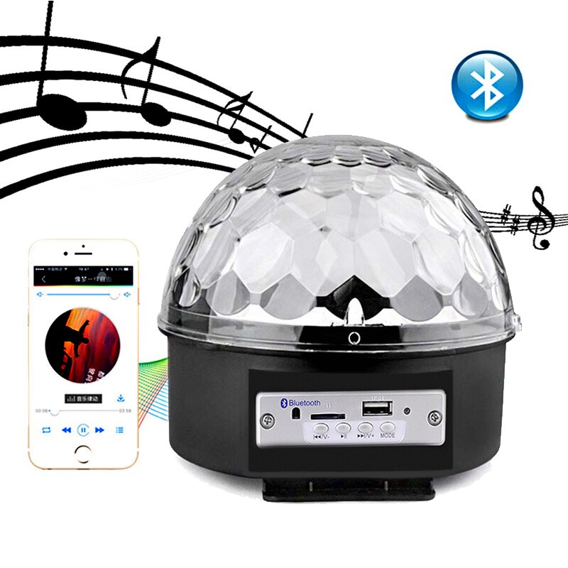 Bluetooth Sd Aux Usb Led Disco Lamba Topu Speakerx