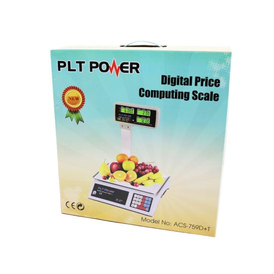 PLT POWER ACS-759D+T ( 40KG ) KAFALI DİJİTAL TERAZİ*4