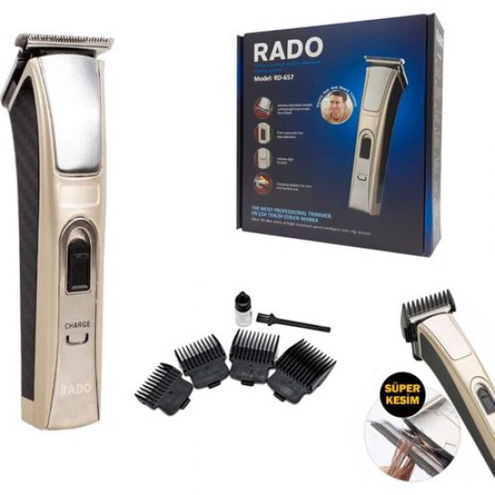 Rado Saç Sakal Tıraş Makinesi Şarjlı Rado RD-657