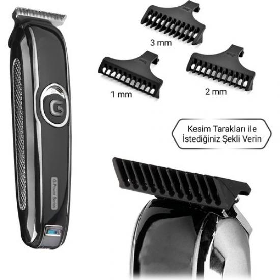 Egonex G-605 Power Şarjlı Tıraş Makinesi Saç Sakal Ense Vücut Kılı Tıraş Makinası