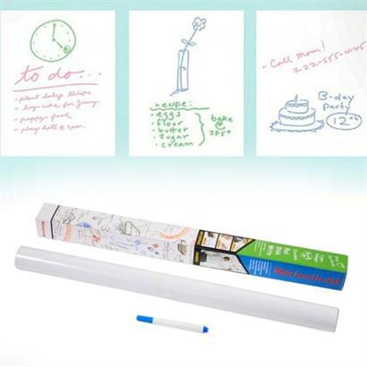 BUFFER® Silinebilir Kalemli Sticker  Duvara Yapışabilen Yazı Tahtası 60x200 cm