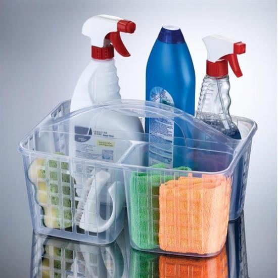 BUFFER® Mutfak ve Banyo Dolap İçi Temizlik Malzemesi Düzenleyici Sepet
