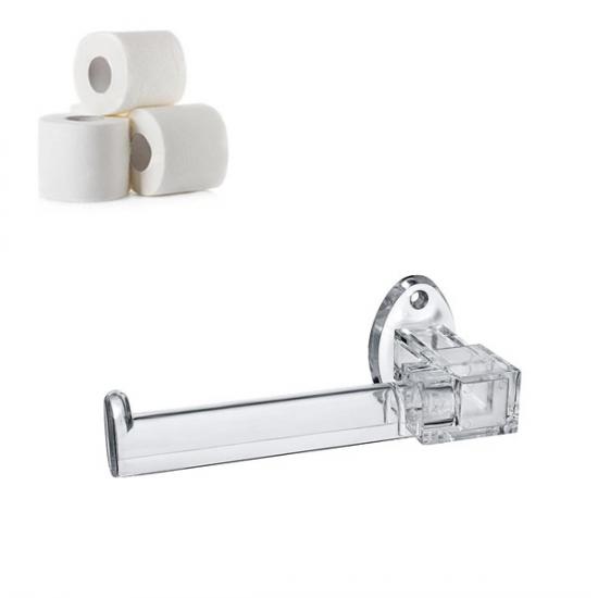BUFFER® Akrilik Banyo Tuvalet Kağıt Tutacağı Tuvalet Kağıdı Tutucu Aparat