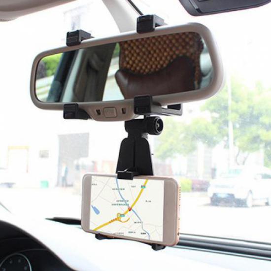 Universal Araç İçi Dikiz Aynası Telefon Navigasyon Tutucu