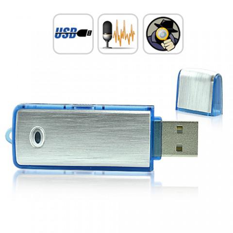 Sese Duyarlı USB Şeklinde Ses Kayıt Cihazı 8 Gb