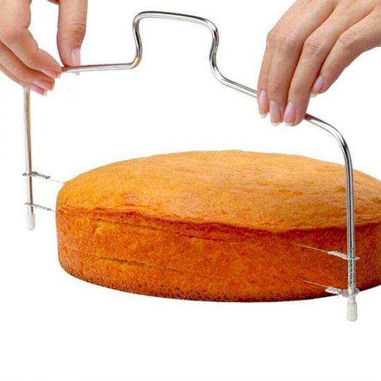 BUFFER® Pratik Kolay Pasta Kek Dilimleme Bölme Teli Kesme Aleti Aparatı