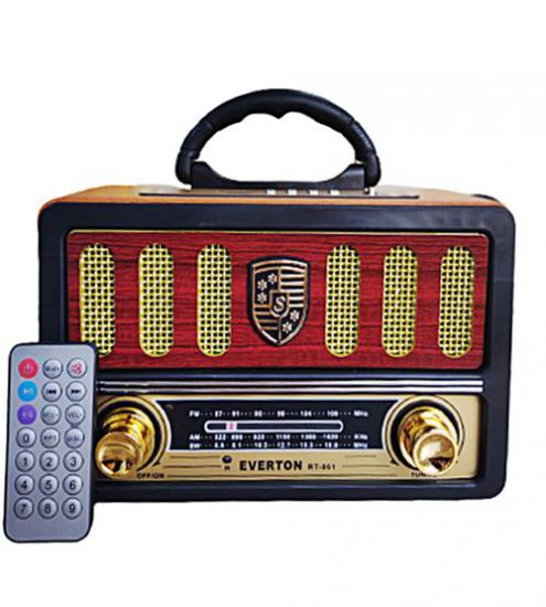 Everton RT-861 Bt Usb Sd Fm Bluetooth Şarjlı Nostaljik Radyo