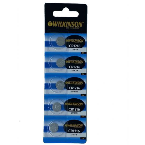 WILKINSON 1216 3V Lityum Düğme Pil 5’li Paket