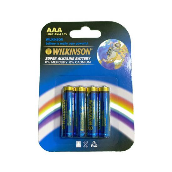 WILKINSON AAA LR03 AM-4 4’lü 1.5 V Süper Alkalin İnce Pil