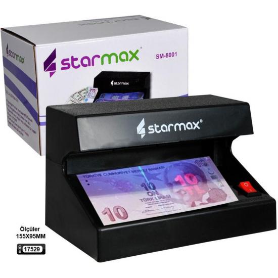 STARMAX SM-8001 PARA KONTROL CİHAZI PİLLİ 4W MOR IŞIK