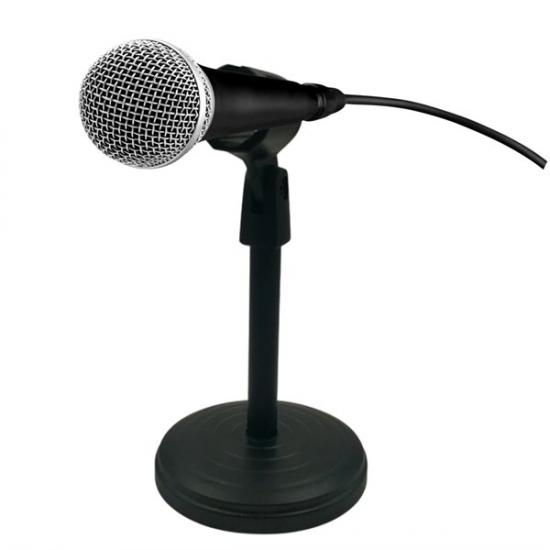 BUFFER® Tek Ayaklı Taşınabilir Mini Masaüstü Mikrofon Sabitleme Standı