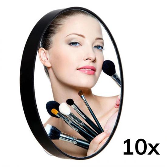 BUFFER® 10x Büyüteçli Vantuzlu Pratik Kullanışlı Makyaj Lens Traş Aynası